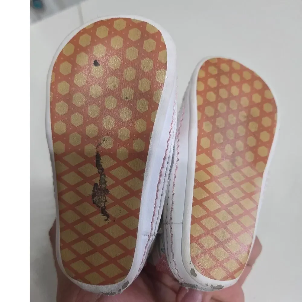 Pink Glitter Mermaid Sneakers - Vans - Toddler 4